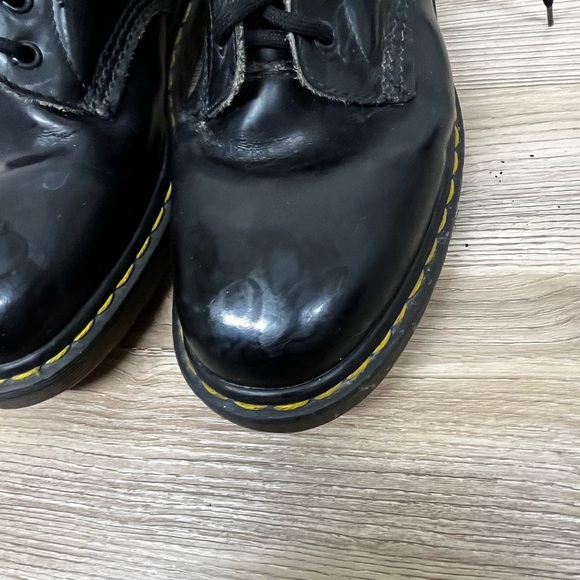 Dr. MARTENS Made in England Black Leather Combat Boots Women's 10 Vintage
Grunge - Picture 12 of 14